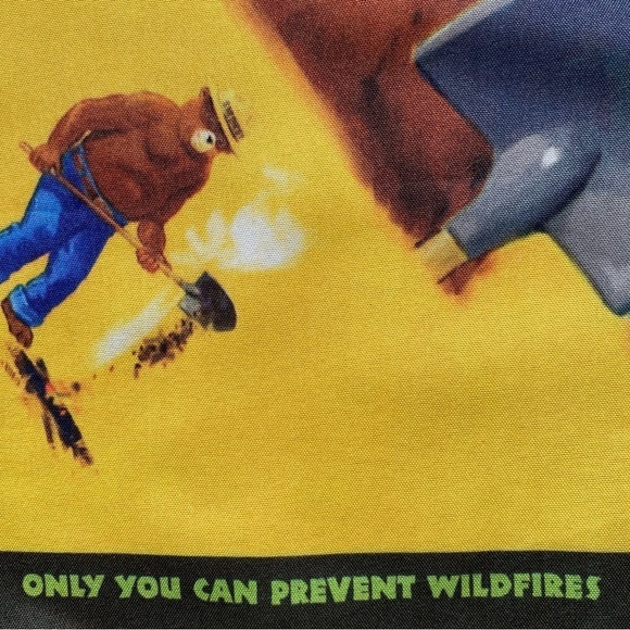 Smokey The Bear Bandana Prevent Wildfires Mandala Forest Woods Scarf - Picture 4 of 8